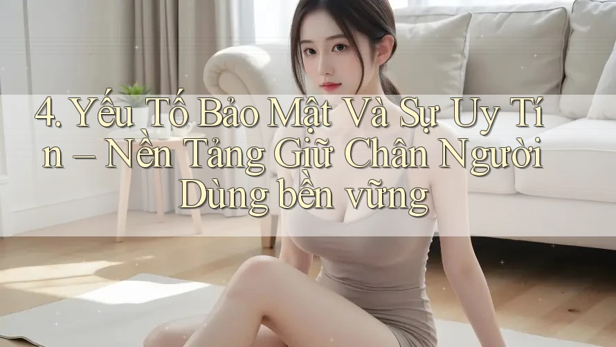 4. Yếu Tố Bảo Mật Và Sự Uy Tín – Nền Tảng Giữ Chân Người Dùng bền vững 4. Yếu Tố Bảo Mật Và Sự Uy Tín – Nền Tảng Giữ Chân Người Dùng bền vững