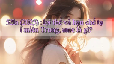 52la (2025) lợi thế và hạn chế tại miền Trung, ante là gì