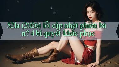 52la (2026) lỗi cập nhật phiên bản 4 bí quyết khắc phục