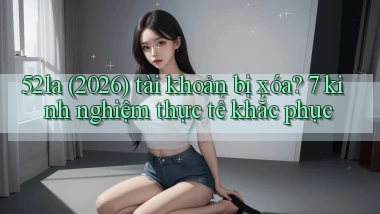 52la (2026) tài khoản bị xóa 7 kinh nghiệm thực tế khắc phục