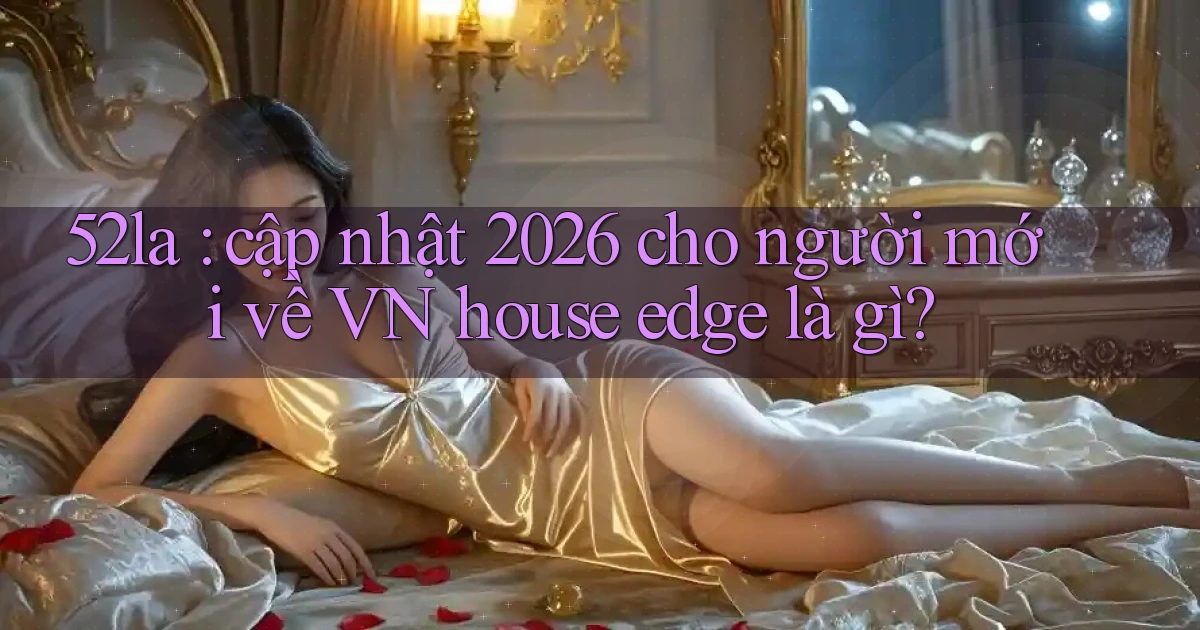 52la cập nhật 2026 cho người mới về VN house edge là gì