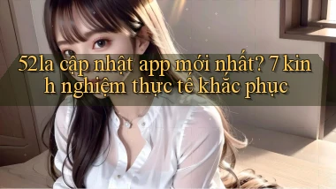 52la cập nhật app mới nhất 7 kinh nghiệm thực tế khắc phục