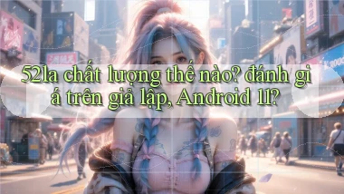 52la chất lượng thế nào đánh giá trên giả lập, Android 11