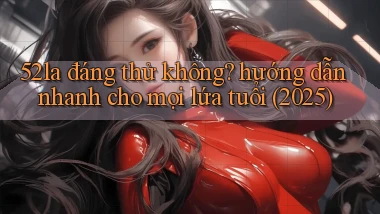 52la đáng thử không hướng dẫn nhanh cho mọi lứa tuổi (2025)