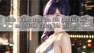 52la kinh nghiệm đắt giá tiết kiệm (2026) video bài giảng