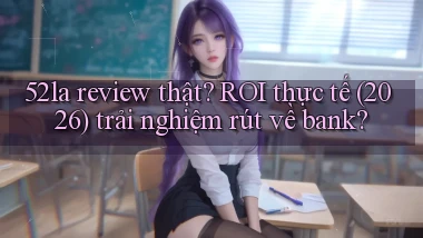 52la review thật ROI thực tế (2026) trải nghiệm rút về bank
