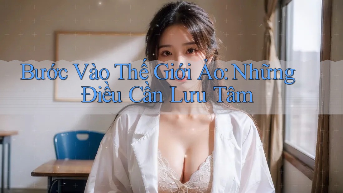 Bước Vào Thế Giới Ảo: Những Điều Cần Lưu Tâm Bước Vào Thế Giới Ảo: Những Điều Cần Lưu Tâm