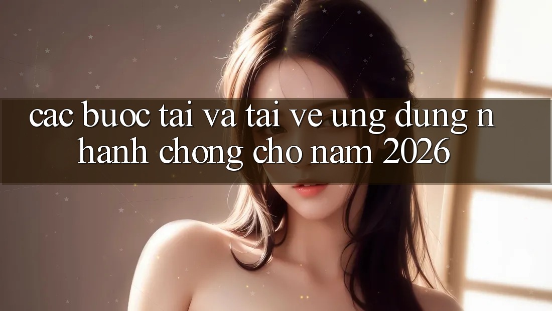 Các bước Tải Và Tải về Ứng Dụng Nhanh chóng Cho Năm 2026