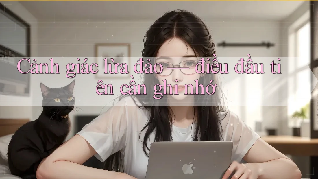 Cảnh giác lừa đảo — điều đầu tiên cần ghi nhớ