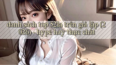 danh sách top 52la trên giả lập (2026)   hype hay thực chất