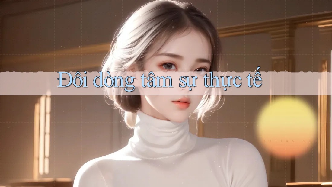 Đôi dòng tâm sự thực tế Đôi dòng tâm sự thực tế