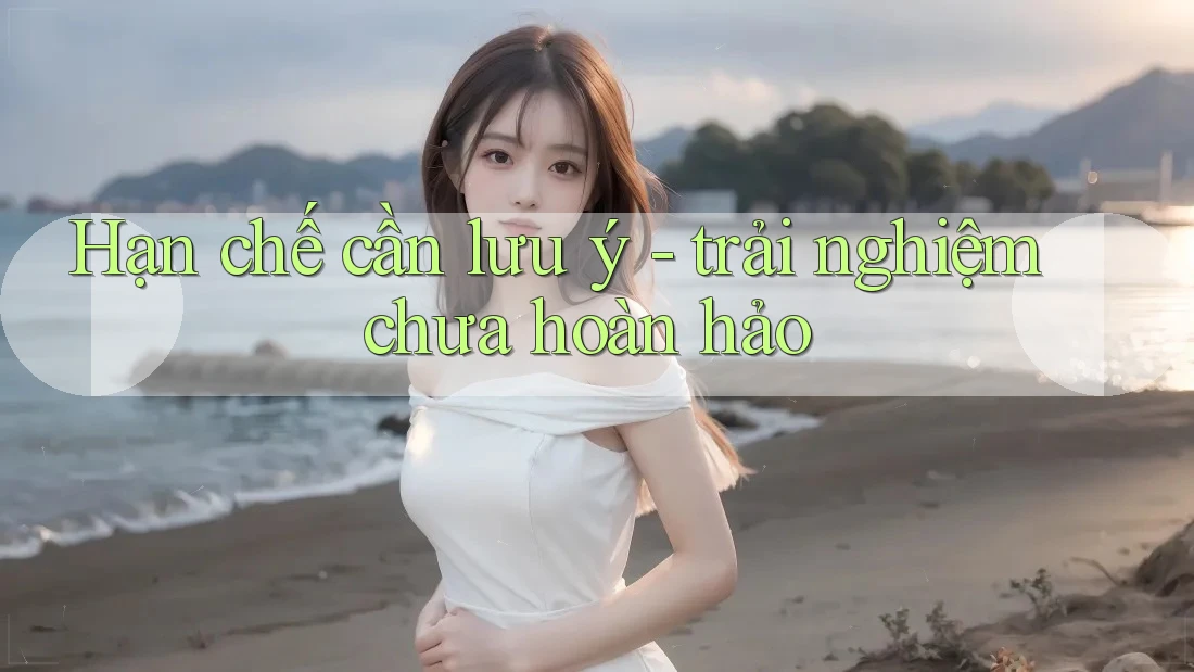 Hạn chế cần lưu ý - trải nghiệm chưa hoàn hảo