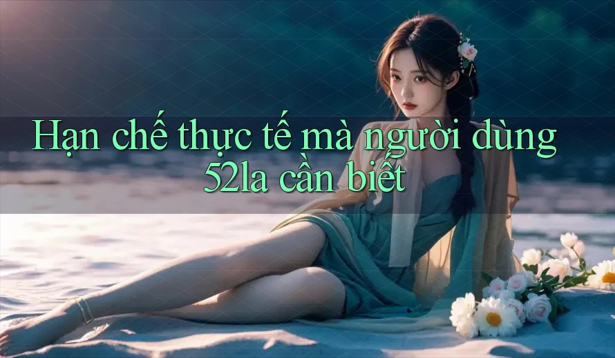 Hạn chế thực tế mà người dùng 52la cần biết Hạn chế thực tế mà người dùng 52la cần biết