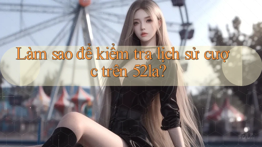 Làm sao để kiểm tra lịch sử cược trên 52la? Làm sao để kiểm tra lịch sử cược trên 52la?