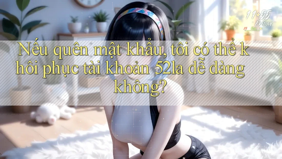 Nếu quên mật khẩu, tôi có thể khôi phục tài khoản 52la dễ dàng không?