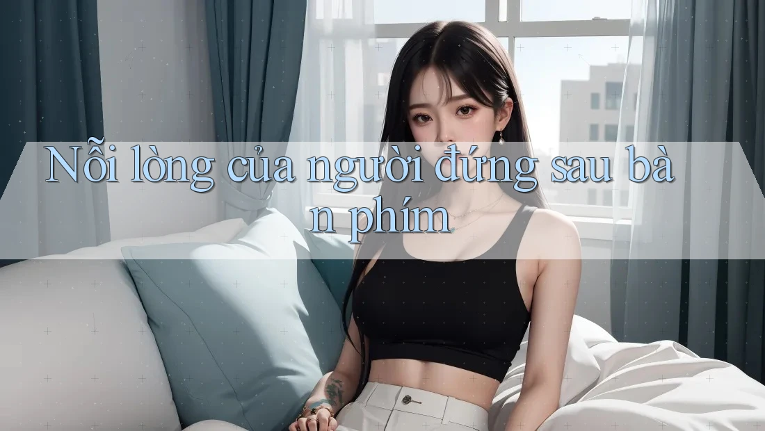 Nỗi lòng của người đứng sau bàn phím