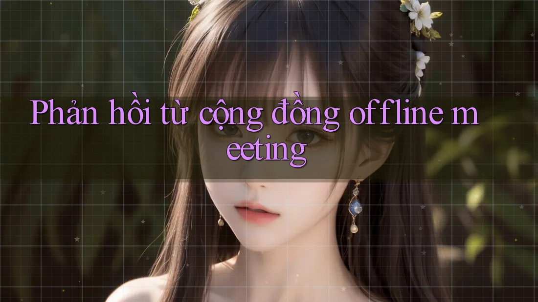 Phản hồi từ cộng đồng offline meeting Phản hồi từ cộng đồng offline meeting