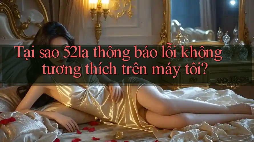Tại sao 52la thông báo lỗi không tương thích trên máy tôi?