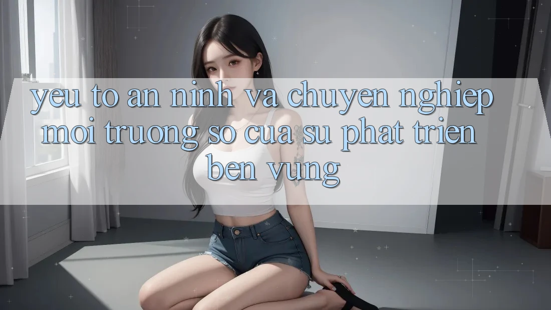 Yếu Tố An ninh Và Chuyên nghiệp: Môi trường số Của Sự Phát Triển Bền Vững