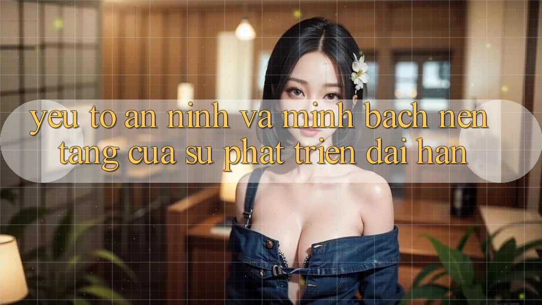 Yếu Tố An ninh Và Minh bạch: Nền Tảng Của Sự Phát Triển Dài hạn