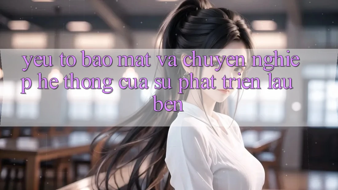 Yếu Tố Bảo Mật Và Chuyên nghiệp: Hệ thống Của Sự Phát Triển Lâu bền Yếu Tố Bảo Mật Và Chuyên nghiệp: Hệ thống Của Sự Phát Triển Lâu bền