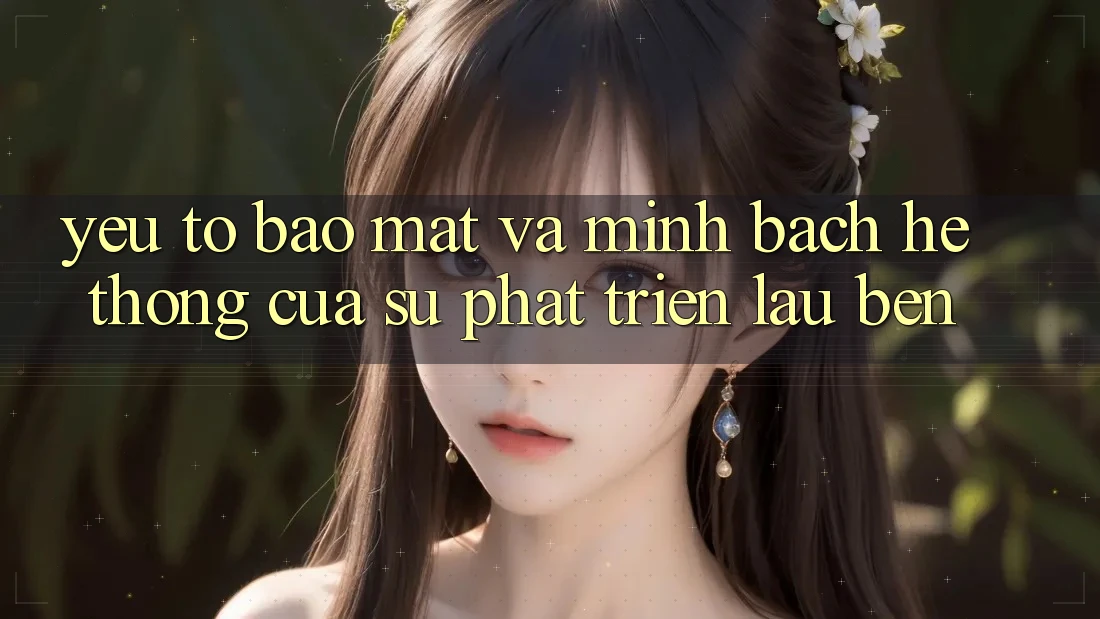 Yếu Tố Bảo Mật Và Minh bạch: Hệ thống Của Sự Phát Triển Lâu bền