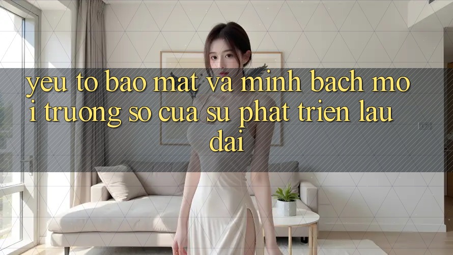 Yếu Tố Bảo Mật Và Minh bạch: Môi trường số Của Sự Phát Triển Lâu dài Yếu Tố Bảo Mật Và Minh bạch: Môi trường số Của Sự Phát Triển Lâu dài