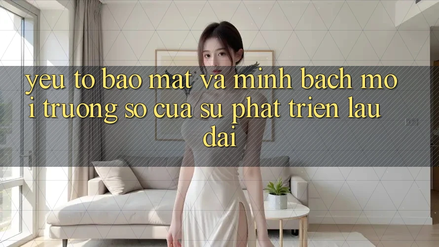 Yếu Tố Bảo Mật Và Minh bạch: Môi trường số Của Sự Phát Triển Lâu dài Yếu Tố Bảo Mật Và Minh bạch: Môi trường số Của Sự Phát Triển Lâu dài