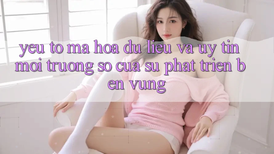 Yếu Tố Mã hóa dữ liệu Và Uy Tín: Môi trường số Của Sự Phát Triển Bền Vững